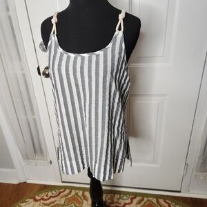 27 Miles Striped‎ Cami Tank Size Rope Straps Medium